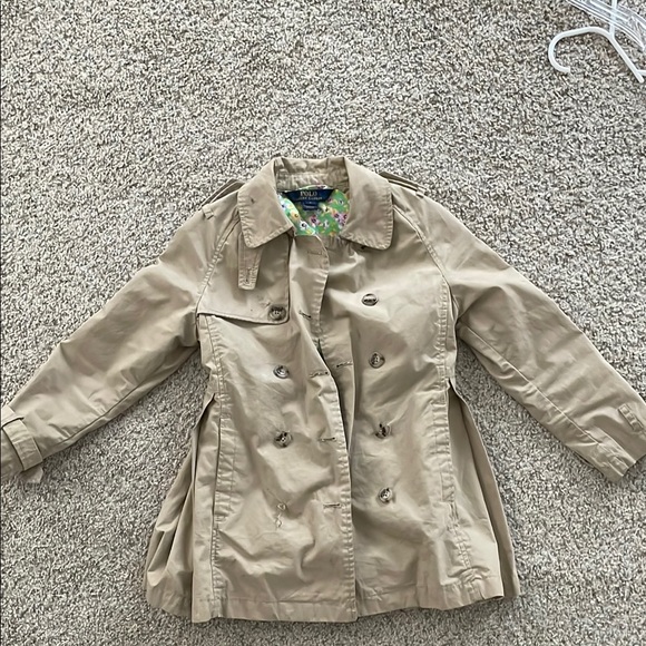 Polo Ralph Lauren Other - Polo by Ralph Lauren Tan Kids Pea Coat